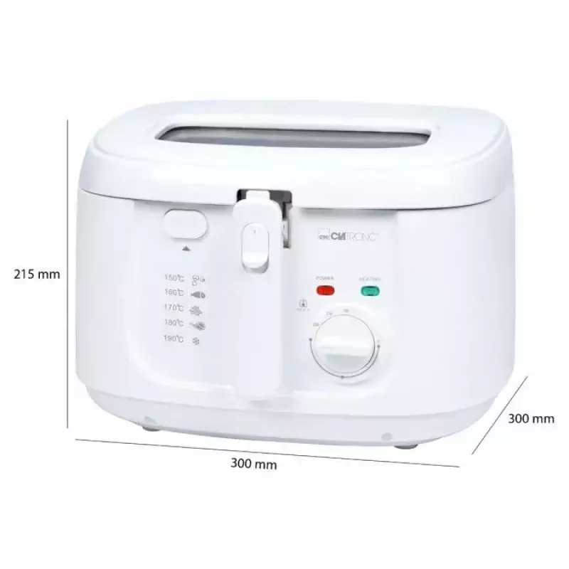Frytkownica Clatronic FR 3771 2.5 L 1800 W Biała