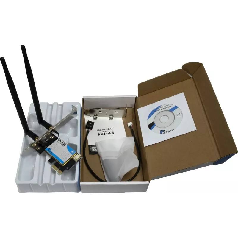 Wewnętrzny adapter WLAN Bluetooth Inter-Tech EP-134 1800 Mbit/s