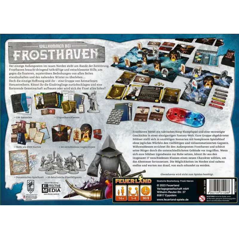 Gra planszowa Pegasus Spiele Frosthaven — Strategia, czas gry 30 min, wiek 14+