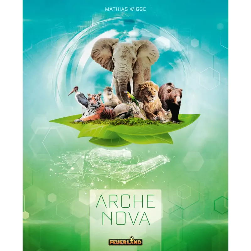 Gra planszowa Pegasus Spiele Arche Nova — Rodzinna gra na myślenie lateralne, wiek 14+