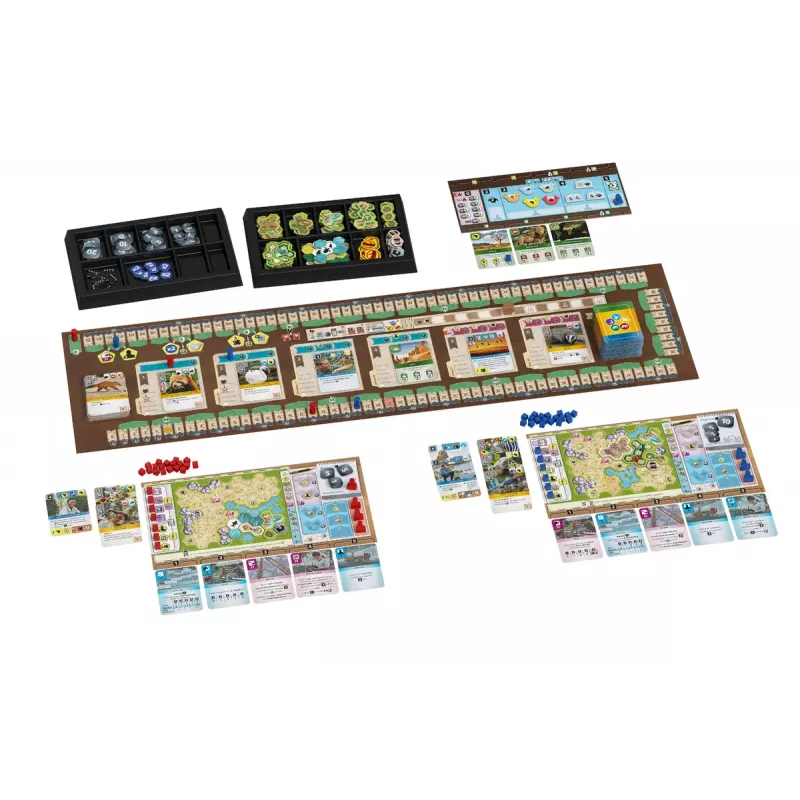 Gra planszowa Pegasus Spiele Arche Nova — Rodzinna gra na myślenie lateralne, wiek 14+