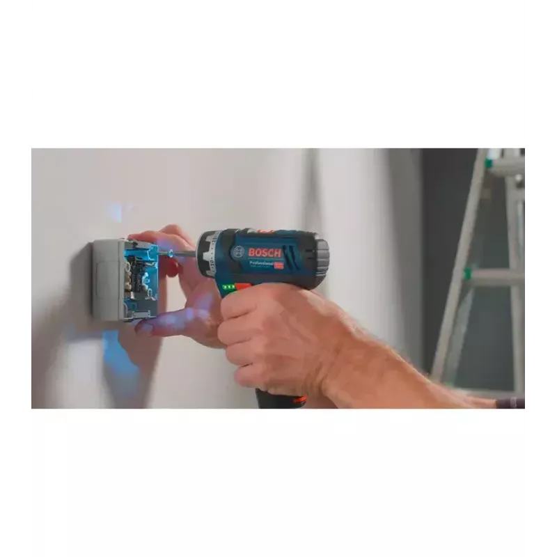 Bosch GSR 12V-15 FC Professional Keyless 600 g Czarny, Niebieski