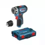 Bosch GSR 12V-15 FC Professional Keyless 600 g Czarny, Niebieski