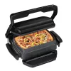 Grill kontaktowy Tefal GC7148 — 2000 W, obudowa ze stali nierdzewnej, prostokątny, regulowany termostat, górna powierzchnia rusztowa, 365×365×175 mm