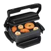 Grill kontaktowy Tefal GC7148 — 2000 W, obudowa ze stali nierdzewnej, prostokątny, regulowany termostat, górna powierzchnia rusztowa, 365×365×175 mm