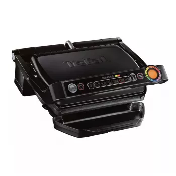 Grill kontaktowy Tefal GC7148 — 2000 W, obudowa ze stali nierdzewnej, prostokątny, regulowany termostat, górna powierzchnia rusztowa, 365×365×175 mm