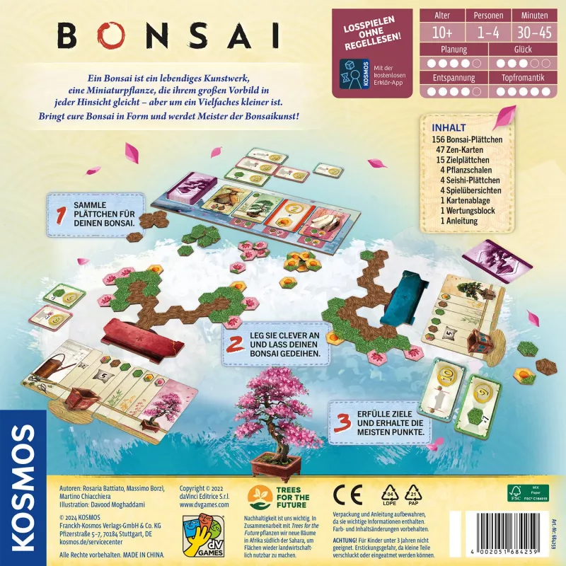 Kosmos Bonsai gra planszowa Rodzinna