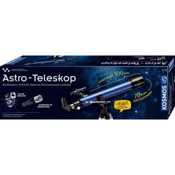 Kosmos Astro-Teleskop, Teleskop, Astronomia, 12 lat, Czarny