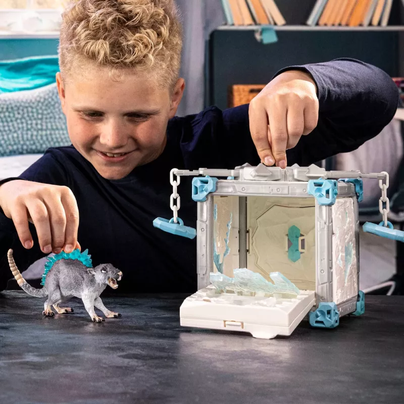 schleich BattleCave Lodowy Szczur, Potwory i smoki, BattleCave, 7 lat, Wielokolorowy, Plastik