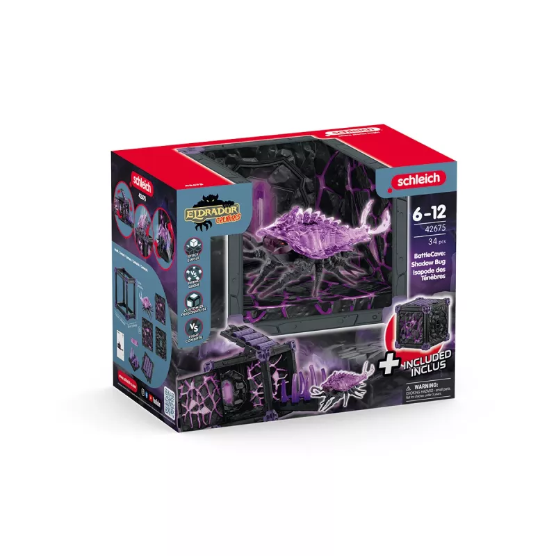 Figurka przygodowa Schleich BattleCave Shadow Bug Wielokolorowa 42675