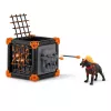 Zestaw akcji/przygody Schleich BattleCave Lava Hyena Wielokolorowy 42674