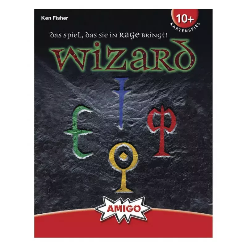 Gra karciana AMIGO Wizard (model 06900) — strategiczna gra rodzinna, 10+ lat, 45 min