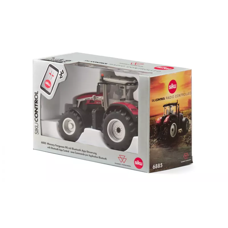 RC vehicle Siku Massey Ferguson 9S Bluetooth app control – model ciągnika w skali, sterowanie aplikacją, akumulatorowy
