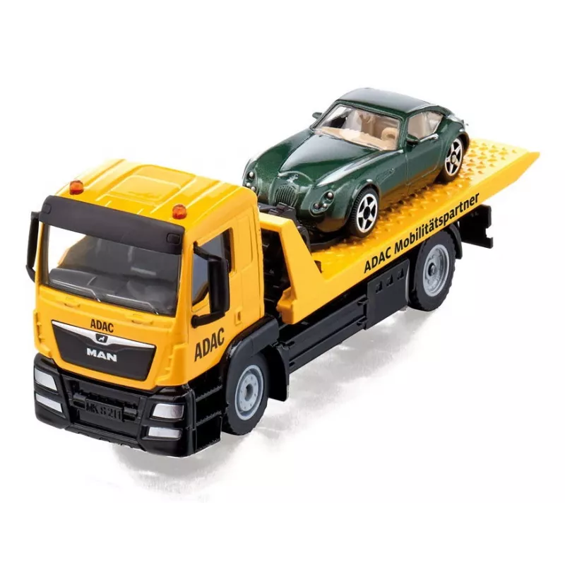 Zestaw modeli samochodów Siku MAN laweta ADAC, gotowy do zabawy skala 1:55, 58×170×57 mm