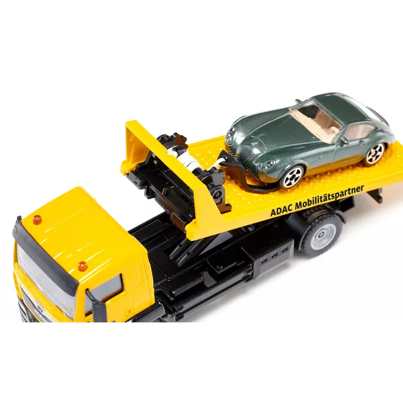 Zestaw modeli samochodów Siku MAN laweta ADAC, gotowy do zabawy skala 1:55, 58×170×57 mm