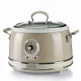 Ariete 2904 Rice Cooker - Elektryczny ryżowar z ceramiczną misą - Domowe Sushi - Wielofunkcyjny - Vintage Line - 3,5 L - 650 W - Beżowy
