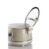 Ariete 2904 Rice Cooker - Elektryczny ryżowar z ceramiczną misą - Domowe Sushi - Wielofunkcyjny - Vintage Line - 3,5 L - 650 W - Beżowy