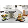 Ariete 2904 Rice Cooker - Elektryczny ryżowar z ceramiczną misą - Domowe Sushi - Wielofunkcyjny - Vintage Line - 3,5 L - 650 W - Beżowy