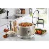 Ariete 2904 Rice Cooker - Elektryczny ryżowar z ceramiczną misą - Domowe Sushi - Wielofunkcyjny - Vintage Line - 3,5 L - 650 W - Beżowy