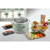 Ariete 2904 Rice Cooker - Elektryczny ryżowar z ceramiczną misą - Domowe Sushi - Wielofunkcyjny garnek do gotowania - Vintage Line - 3,5 L - 650 W - Zielony