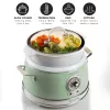 Ariete 2904 Rice Cooker - Elektryczny ryżowar z ceramiczną misą - Domowe Sushi - Wielofunkcyjny garnek do gotowania - Vintage Line - 3,5 L - 650 W - Zielony