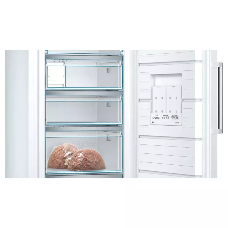 Bosch Serie 6 GSN54AWCV zamrażarka Zamrażarka wolnostojąca Wolnostojąca 328 L Biały