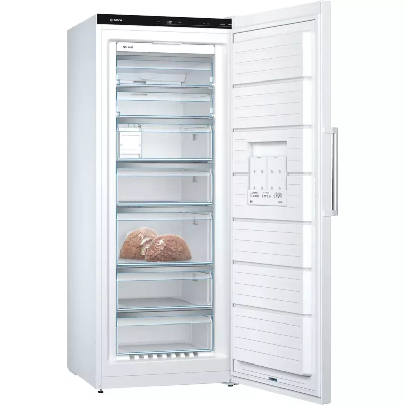 Bosch Serie 6 GSN54AWCV zamrażarka Zamrażarka wolnostojąca Wolnostojąca 328 L Biały