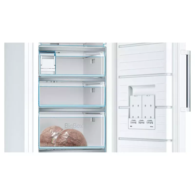 Bosch Serie 6 GSN51AWCV zamrażarka Zamrażarka pionowa Wolnostojąca 290 L Biały