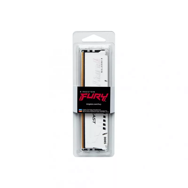 Kingston Technology FURY Beast 32GB 6400MT/s DDR5 CL32 DIMM biały EXPO