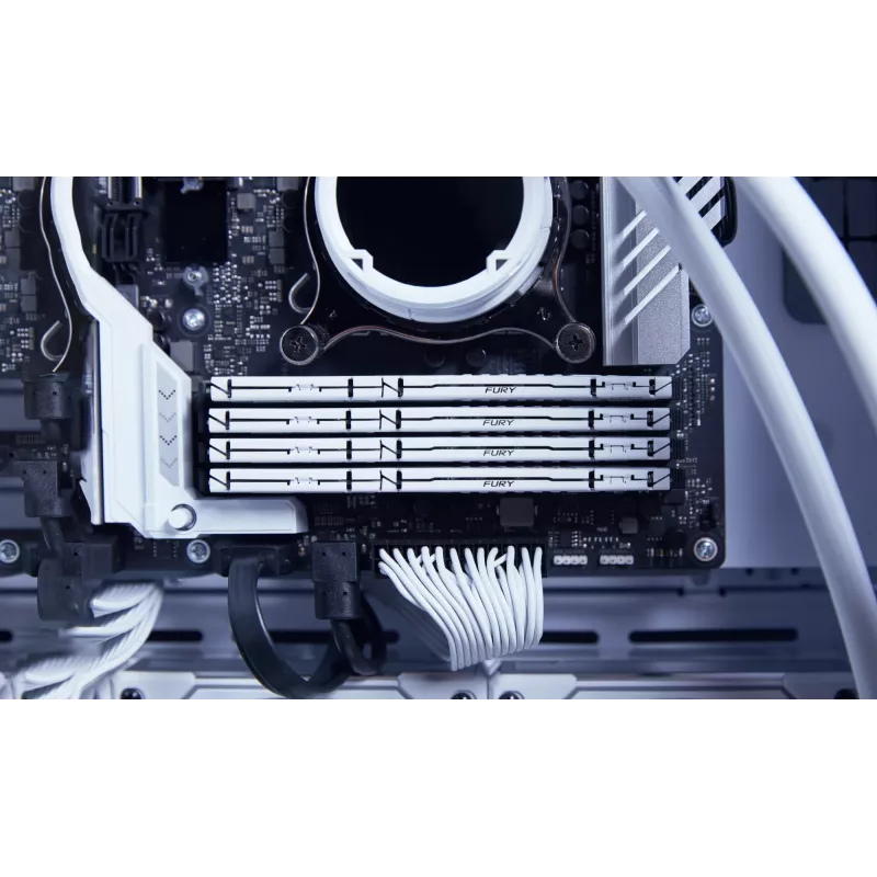 Kingston Technology FURY Beast 32GB 6400MT/s DDR5 CL32 DIMM biały EXPO