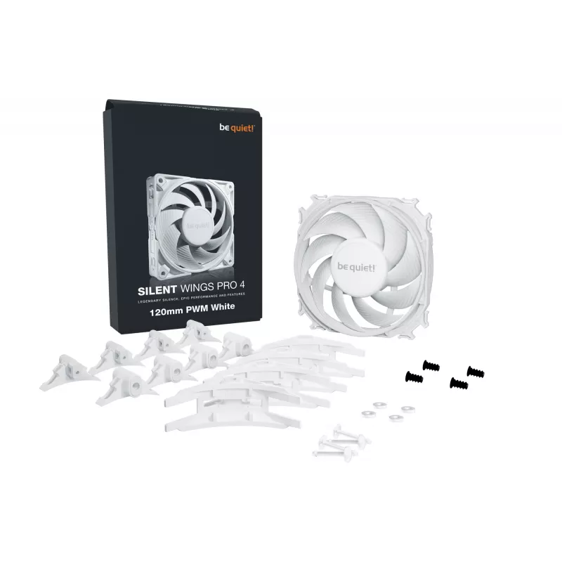 be quiet BL118 układ chłodzenia komputerowego Wentylator do obudowy 12 cm Biały 1 szt.