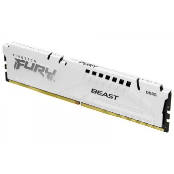 Kingston Technology FURY Beast 64GB 6000MT/s DDR5 CL30 DIMM (Zestaw 2 sztuk) Biały EXPO