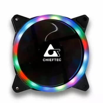 Chieftec AF-12RGB system chłodzenia komputera Wentylator 12 cm Czarny 1 szt.