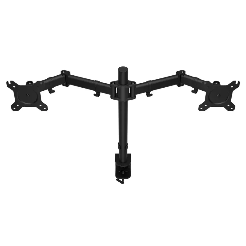 Uchwyt do monitora ENDORFY Atlas Double na 2 monitory 27 cali (68,6 cm), zacisk, VESA 75x75–100x100, maks. 8 kg na ekran, czarny