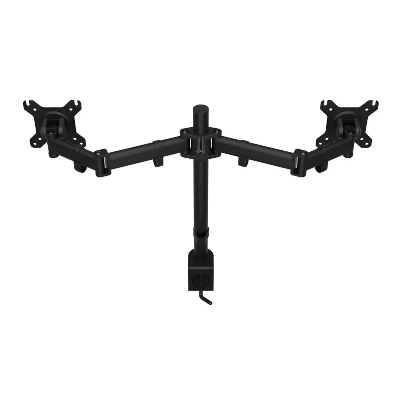 Uchwyt do monitora ENDORFY Atlas Double na 2 monitory 27 cali (68,6 cm), zacisk, VESA 75x75–100x100, maks. 8 kg na ekran, czarny