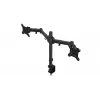 Uchwyt do monitora ENDORFY Atlas Double na 2 monitory 27 cali (68,6 cm), zacisk, VESA 75x75–100x100, maks. 8 kg na ekran, czarny