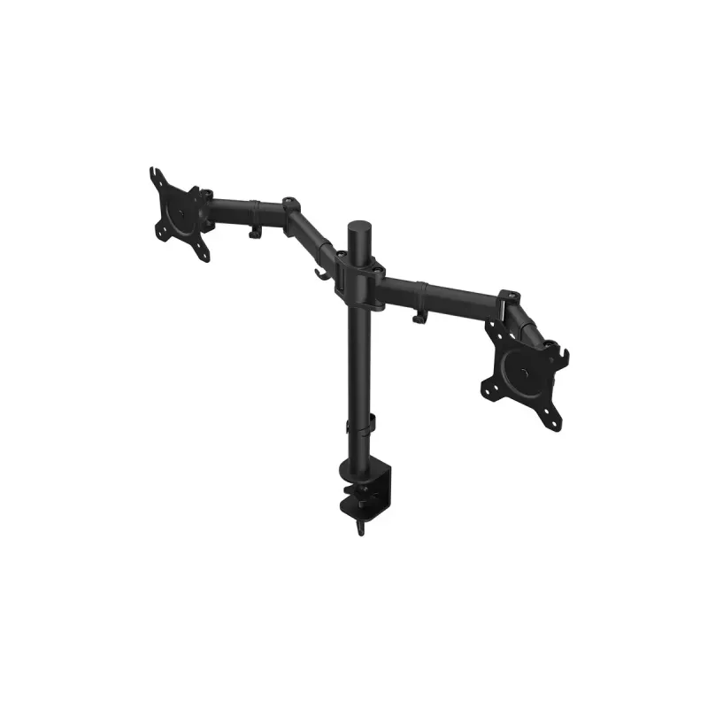 Uchwyt do monitora ENDORFY Atlas Double na 2 monitory 27 cali (68,6 cm), zacisk, VESA 75x75–100x100, maks. 8 kg na ekran, czarny