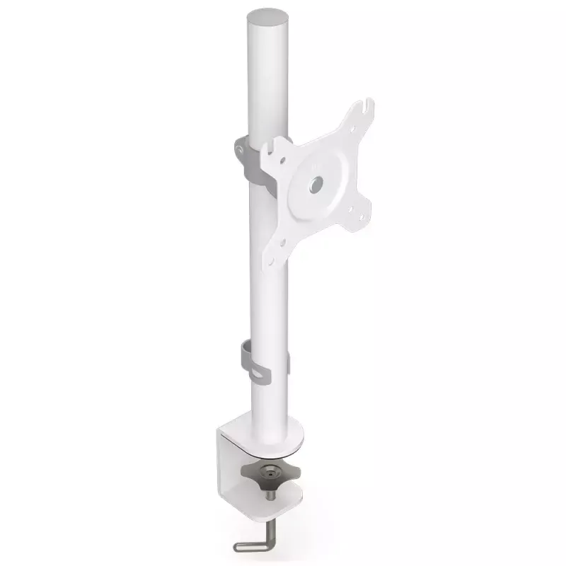 Uchwyt do monitora ENDORFY Atlas dla wyświetlaczy 27 cali (68,6 cm), mocowanie zaciskowe do biurka, VESA 75x75–100x100, maks. obciążenie 8 kg, biały