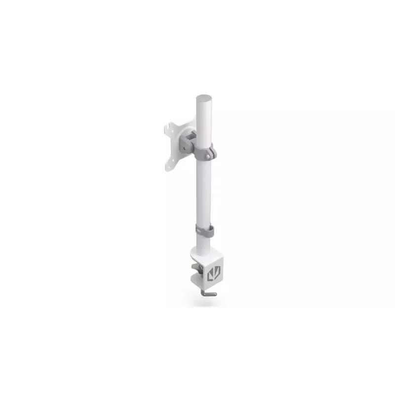 Uchwyt do monitora ENDORFY Atlas dla wyświetlaczy 27 cali (68,6 cm), mocowanie zaciskowe do biurka, VESA 75x75–100x100, maks. obciążenie 8 kg, biały