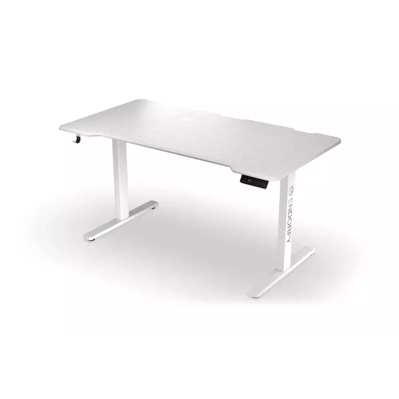 Biurko proste ENDORFY Atlas L Electric Białe 1500x780x720 mm