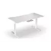 Biurko proste ENDORFY Atlas L Electric Białe 1500x780x720 mm