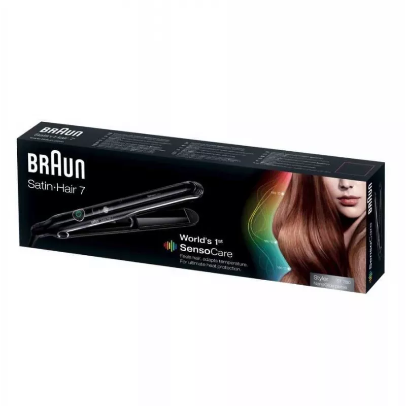 Prostownica Braun Satin Hair 7 SensoCare ST780 Ciepła Czerń 2 m