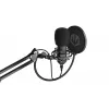Mikrofon komputerowy ENDORFY Solum — przewodowy kardioidalny mikrofon USB-C, 16-bit/48 kHz, 18–21000 Hz, montaż na biurko, kabel 2,9 m, wyjście słuchawkowe, filtr pop