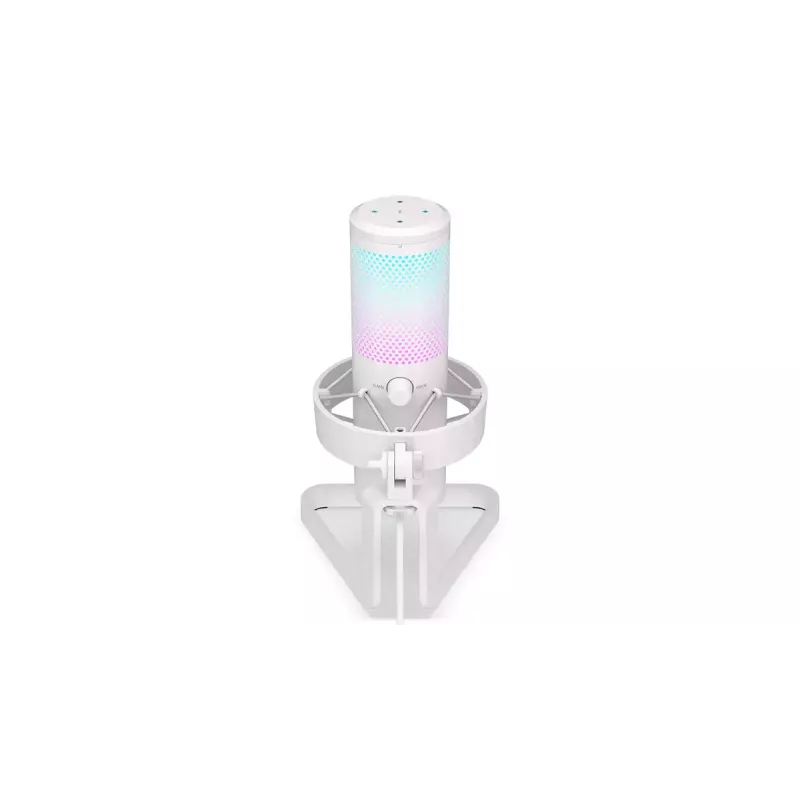 Mikrofon PC ENDORFY AXIS Streaming biały — USB, kardioidalny, 30–18 kHz, 192 kHz/24-bit, statyw biurkowy, wyciszanie, wyjście słuchawkowe