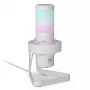 Mikrofon PC ENDORFY AXIS Streaming biały — USB, kardioidalny, 30–18 kHz, 192 kHz/24-bit, statyw biurkowy, wyciszanie, wyjście słuchawkowe