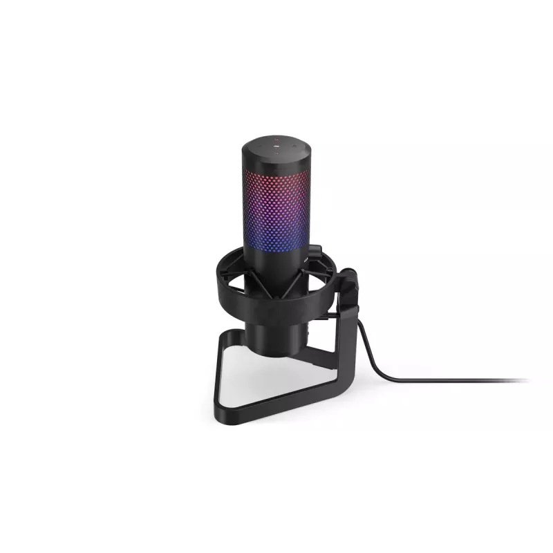 Mikrofon PC ENDORFY AXIS Streaming — USB Type-C, 24-bit/192 kHz, 30–18 000 Hz, podstawka stołowa, czarny