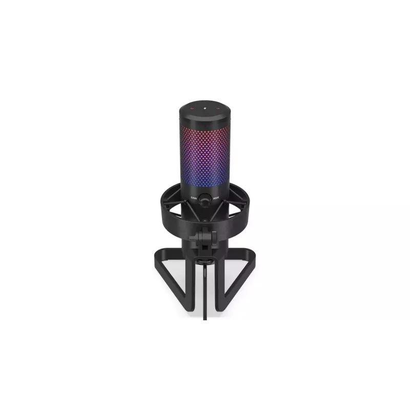 Mikrofon PC ENDORFY AXIS Streaming — USB Type-C, 24-bit/192 kHz, 30–18 000 Hz, podstawka stołowa, czarny