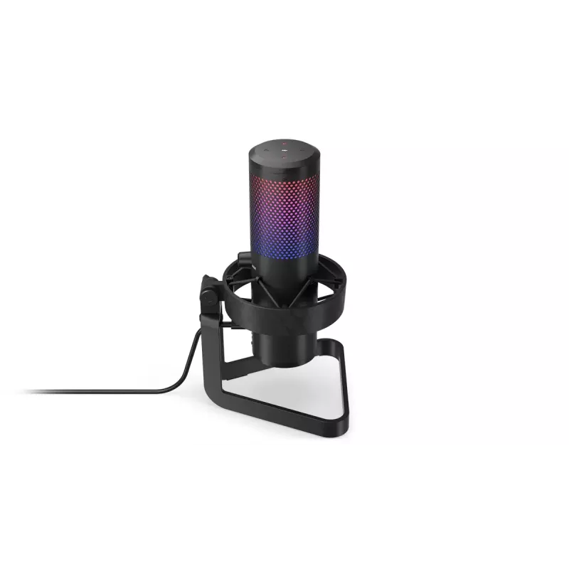 Mikrofon PC ENDORFY AXIS Streaming — USB Type-C, 24-bit/192 kHz, 30–18 000 Hz, podstawka stołowa, czarny