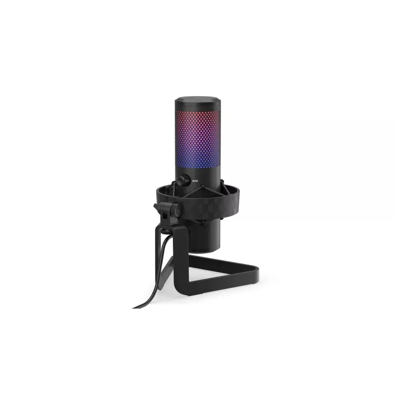 Mikrofon PC ENDORFY AXIS Streaming — USB Type-C, 24-bit/192 kHz, 30–18 000 Hz, podstawka stołowa, czarny