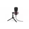 Mikrofon PC ENDORFY Solum Streaming T — przewodowy USB, 24-bit/48 kHz, 18–21000 Hz, mocowanie na stole, wyjście słuchawkowe, czarny